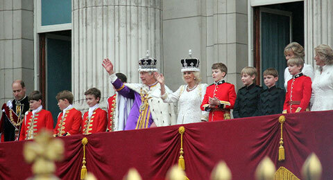 La coronación de Carlos III y su esposa Camilla